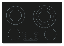 Nutid 4 element induction clearance cooktop
